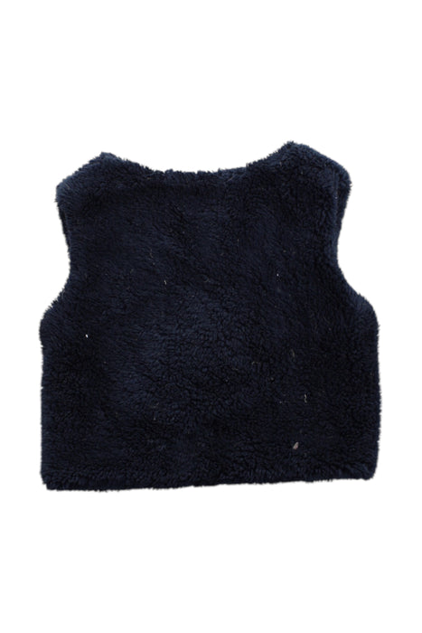 A Navy Outerwear Vests from Bout'Chou in size 12-18M for neutral. (Back View)