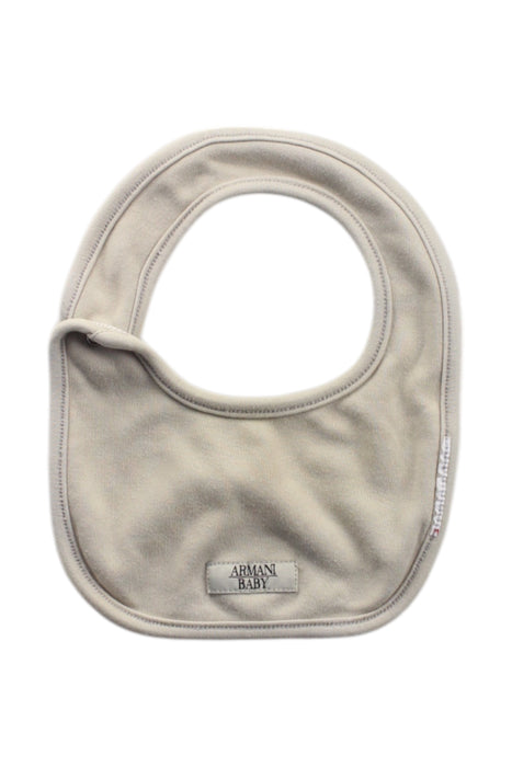 A Beige Bibs from Armani in size O/S for neutral. (Front View)