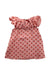A Pink Sleeveless Dresses from Oeuf in size 6-12M for girl. (Back View)