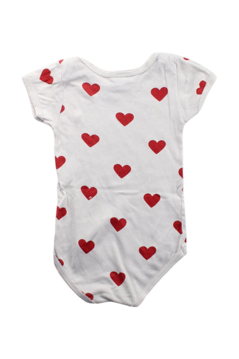 A Red Short Sleeve Bodysuits from Petit Bateau in size 2T for neutral. (Back View)