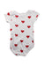 A Red Short Sleeve Bodysuits from Petit Bateau in size 2T for neutral. (Back View)