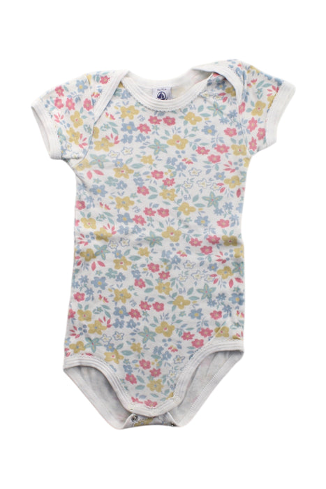 A Multicolour Short Sleeve Bodysuits from Petit Bateau in size 12-18M for neutral. (Front View)