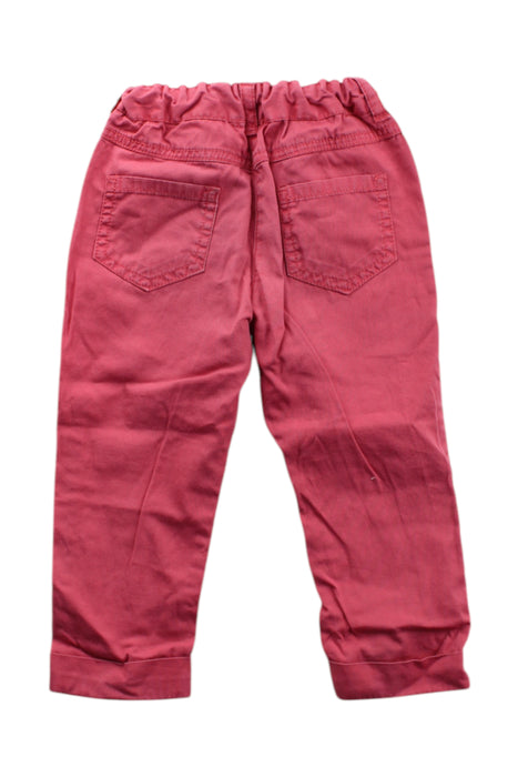 A Red Casual Pants from Bout'Chou in size 12-18M for neutral. (Back View)