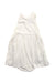 A White Sleeveless Dresses from Petit Bateau in size 3T for girl. (Back View)
