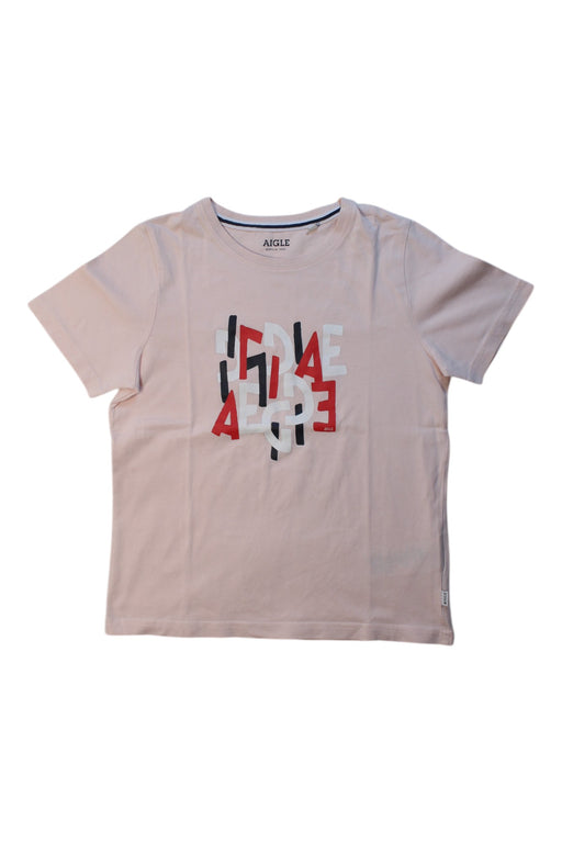 A Multicolour Short Sleeve T Shirts from Aigle in size 8Y for girl. (Front View)