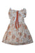 A Multicolour Short Sleeve Dresses from Laranjinha in size 8Y for girl. (Back View)