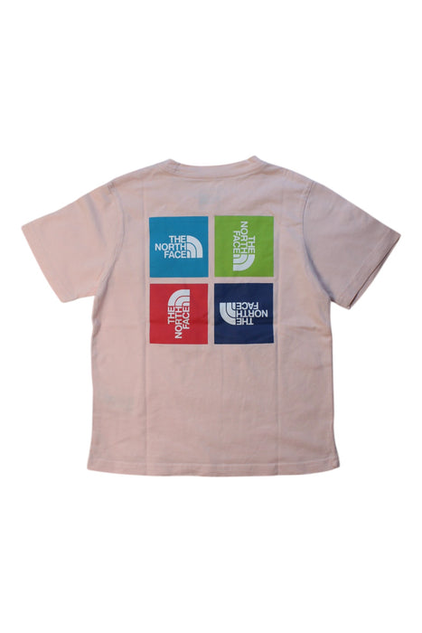 A Pink Short Sleeve T Shirts from The North Face in size 8Y for girl. (Back View)
