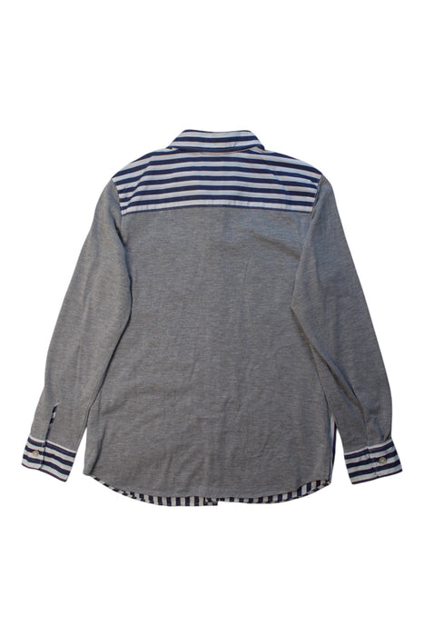 A Blue Long Sleeve Shirts from Comme Ca Ism in size 12Y for boy. (Back View)