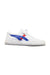 A White Sneakers from Feiyue in size 6T for neutral. (Front View)
