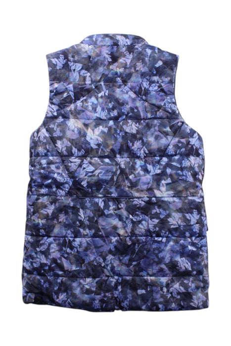 A Blue Outerwear Vests from Ivivva in size 7Y for girl. (Back View)
