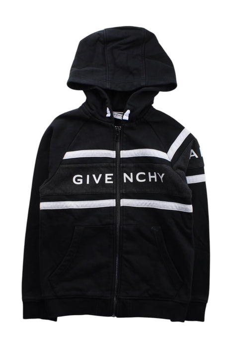 A Black Hooded Sweatshirts from Givenchy in size 8Y for neutral. (Front View)