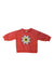 A Red Crewneck Sweatshirts from Seed in size 3-6M for girl. (Front View)