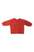 A Red Crewneck Sweatshirts from Seed in size 3-6M for girl. (Back View)