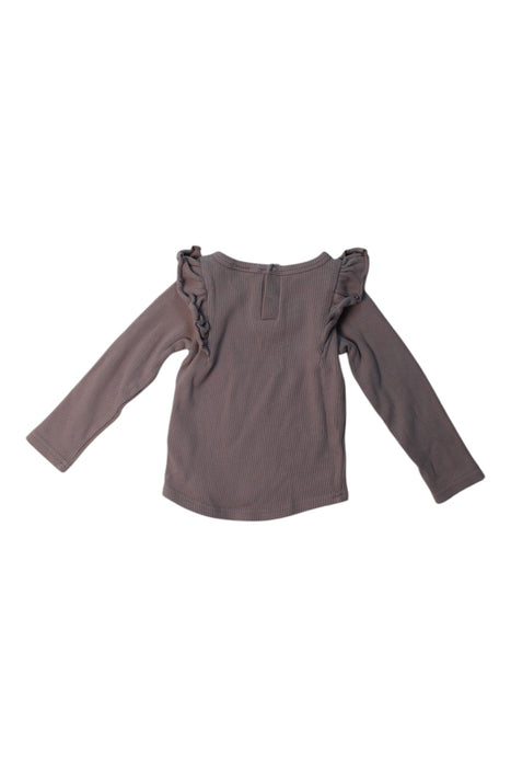 A Taupe Long Sleeve Tops from Jamie Kay in size 6-12M for girl. (Back View)