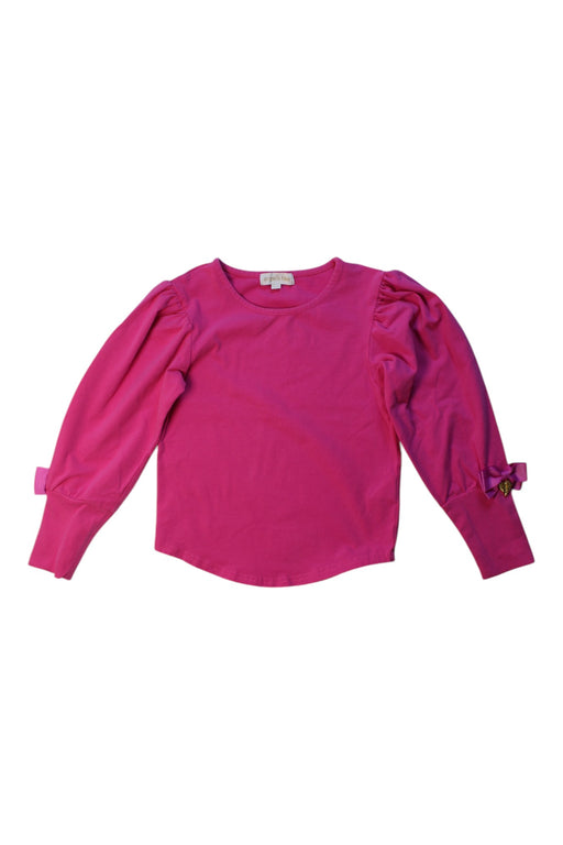 A Pink Long Sleeve Tops from Angel's Face in size 6T for girl. (Front View)
