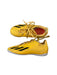 A Yellow Cleats/Soccer Shoes from Adidas in size 7Y for neutral. (Front View)