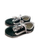 A Green Sneakers from Vans in size 6T for neutral. (Front View)