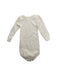 A White Long Sleeve Bodysuits from Petit Bateau in size 6-12M for neutral. (Back View)