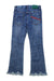 A Blue Jeans from Monnalisa in size 8Y for girl. (Back View)