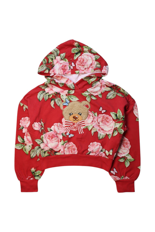 A Multicolour Hooded Sweatshirts from Monnalisa in size 8Y for girl. (Front View)