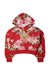 A Multicolour Hooded Sweatshirts from Monnalisa in size 8Y for girl. (Front View)
