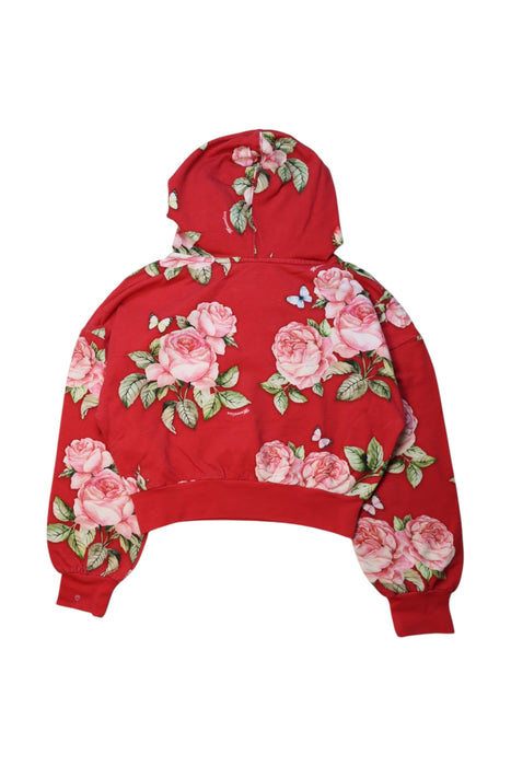 A Multicolour Hooded Sweatshirts from Monnalisa in size 8Y for girl. (Back View)
