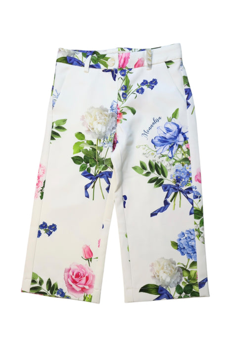 A Multicolour Dress Pants from Monnalisa in size 6T for girl. (Front View)
