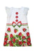 A Multicolour Sleeveless Dresses from Monnalisa in size 8Y for girl. (Front View)