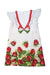 A Multicolour Sleeveless Dresses from Monnalisa in size 8Y for girl. (Back View)