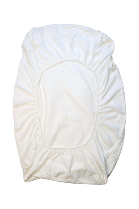 A White Bed Sheets from 0/3 baby in size O/S for neutral. (Back View)