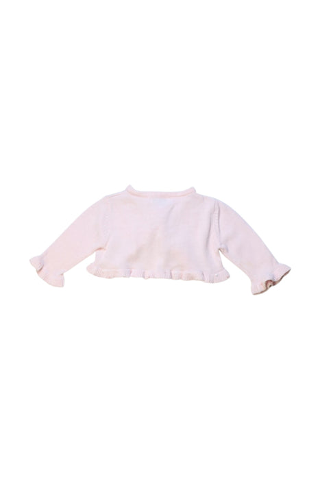 A Pink Cardigans from Mamas & Papas in size Newborn for girl. (Back View)