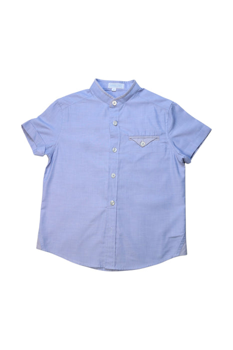 A Blue Short Sleeve Shirts from Nicholas & Bears in size 6T for boy. (Front View)