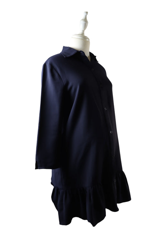 A Navy Long Sleeve Dresses from Mayarya in size Maternity-S for maternity. (Front View)