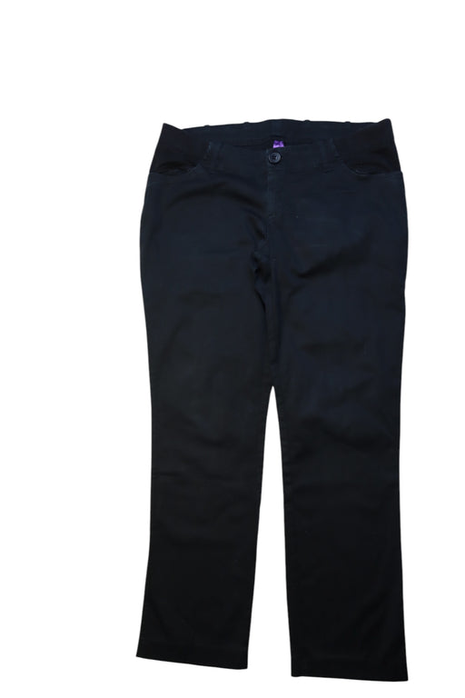 A Black Casual Pants from Seraphine in size Maternity-S for maternity. (Front View)