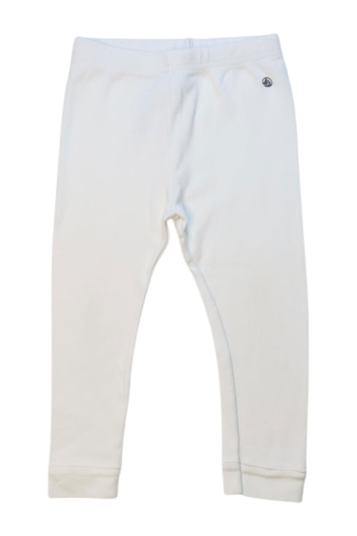 A White Leggings from Petit Bateau in size 12-18M for neutral. (Front View)