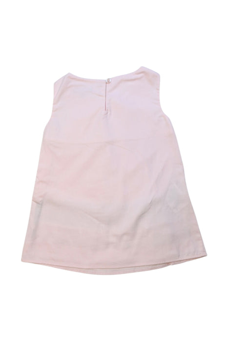 A Pink Sleeveless Dresses from Ferrari in size 6-12M for girl. (Back View)