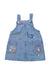 A Blue Overall Dresses from Seed in size 6-12M for neutral. (Front View)