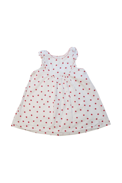 A White Sleeveless Dresses from Jacadi in size 6-12M for girl. (Front View)