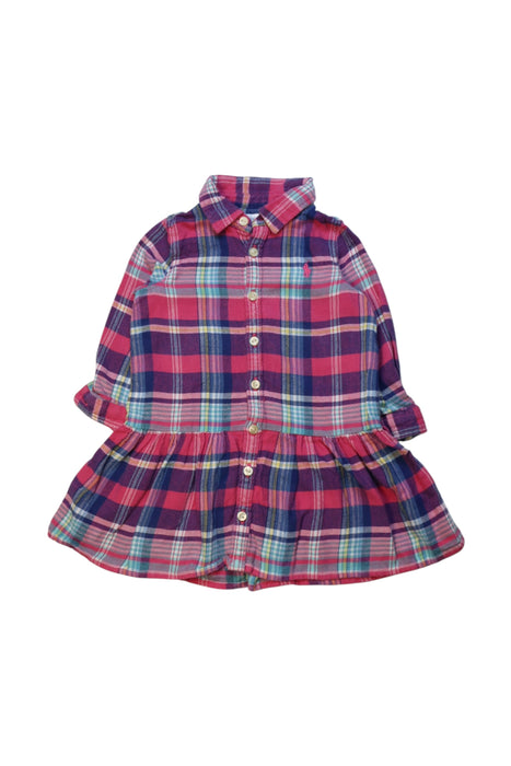 A Multicolour Long Sleeve Dresses from Ralph Lauren in size 6-12M for girl. (Front View)