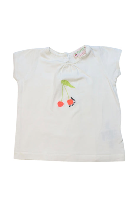A White Short Sleeve Tops from Bonpoint in size 12-18M for neutral. (Front View)