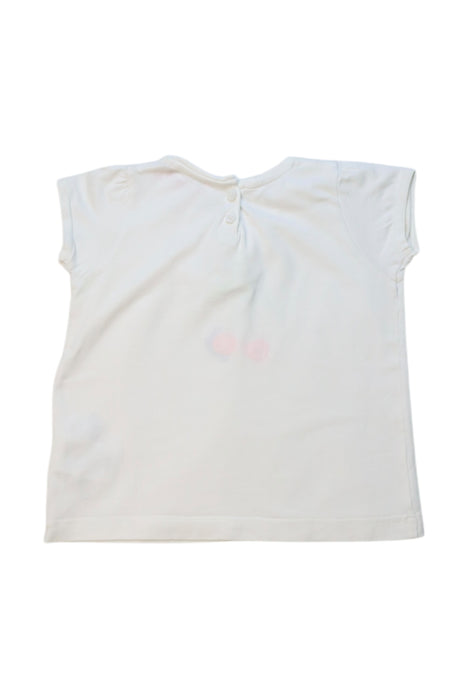 A White Short Sleeve Tops from Bonpoint in size 12-18M for neutral. (Back View)