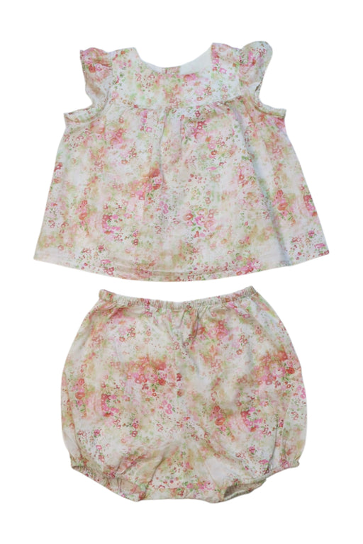 A Multicolour Shorts Sets from Bonpoint in size 6-12M for neutral. (Front View)