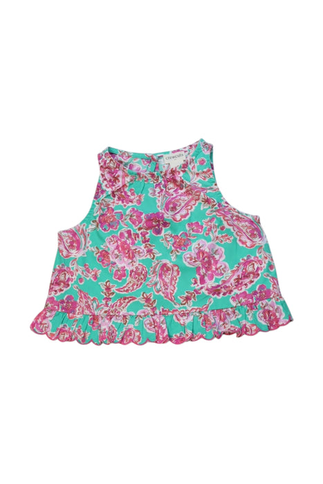 A Multicolour Sleeveless Tops from Crewcuts in size 2T for girl. (Front View)