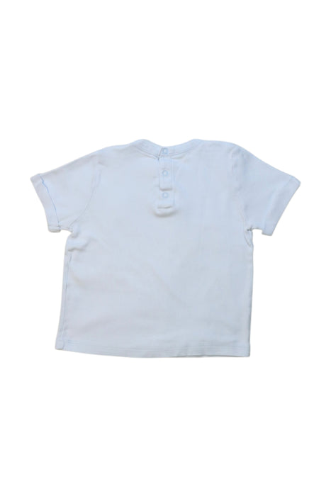 A White Short Sleeve T Shirts from Petit Bateau in size 12-18M for neutral. (Back View)