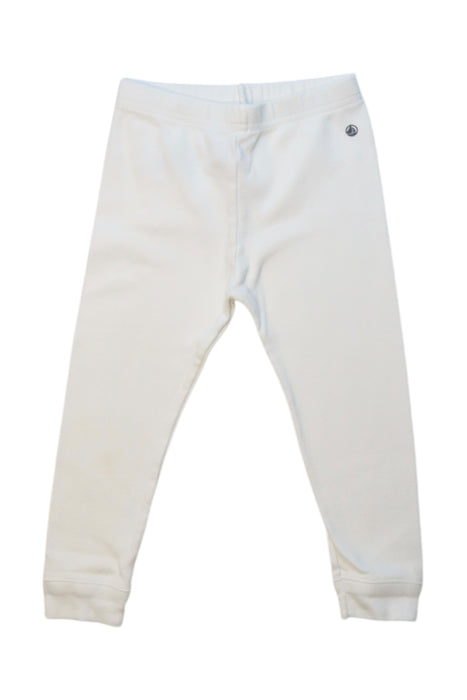 A White Leggings from Petit Bateau in size 12-18M for neutral. (Front View)