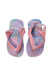A Multicolour Flip Flops from Havaianas in size 12-18M for girl. (Front View)