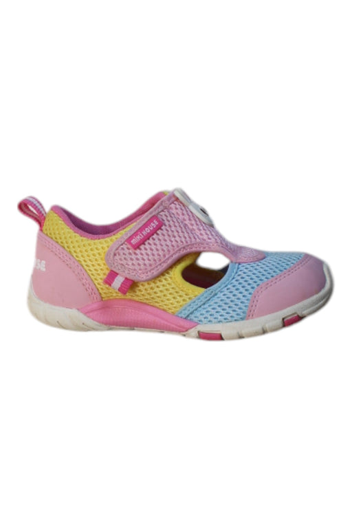 A Multicolour Sandals from Miki House in size 7Y for girl. (Front View)