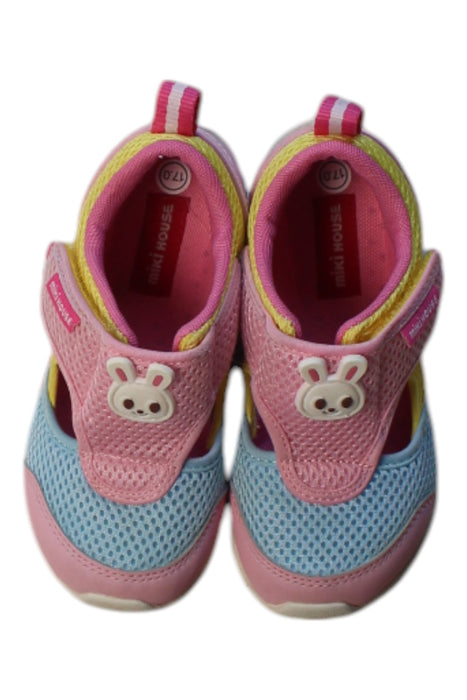 A Multicolour Sandals from Miki House in size 7Y for girl. (Back View)