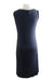 A Navy Sleeveless Dresses from Mothers en Vogue in size Maternity-L for maternity. (Back View)