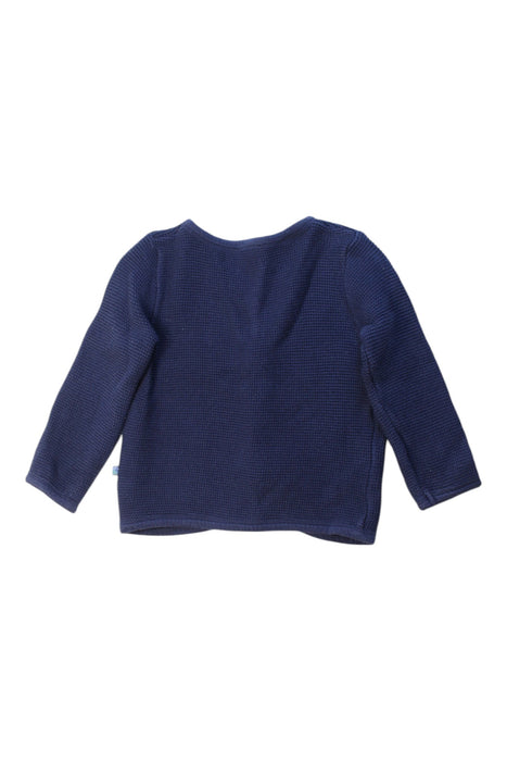 A Navy Cardigans from Felix & Mina in size 4T for girl. (Back View)